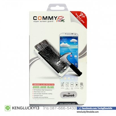 แผ่นกระจกนิรภัย iPhone6  Tempered Glass